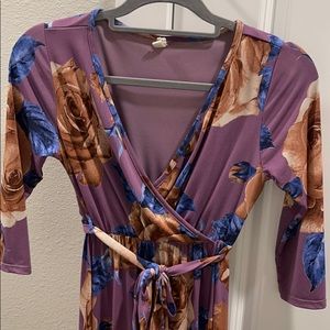 Pink Blush Maternity Dress